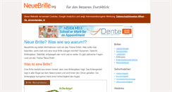 Desktop Screenshot of neuebrille.org